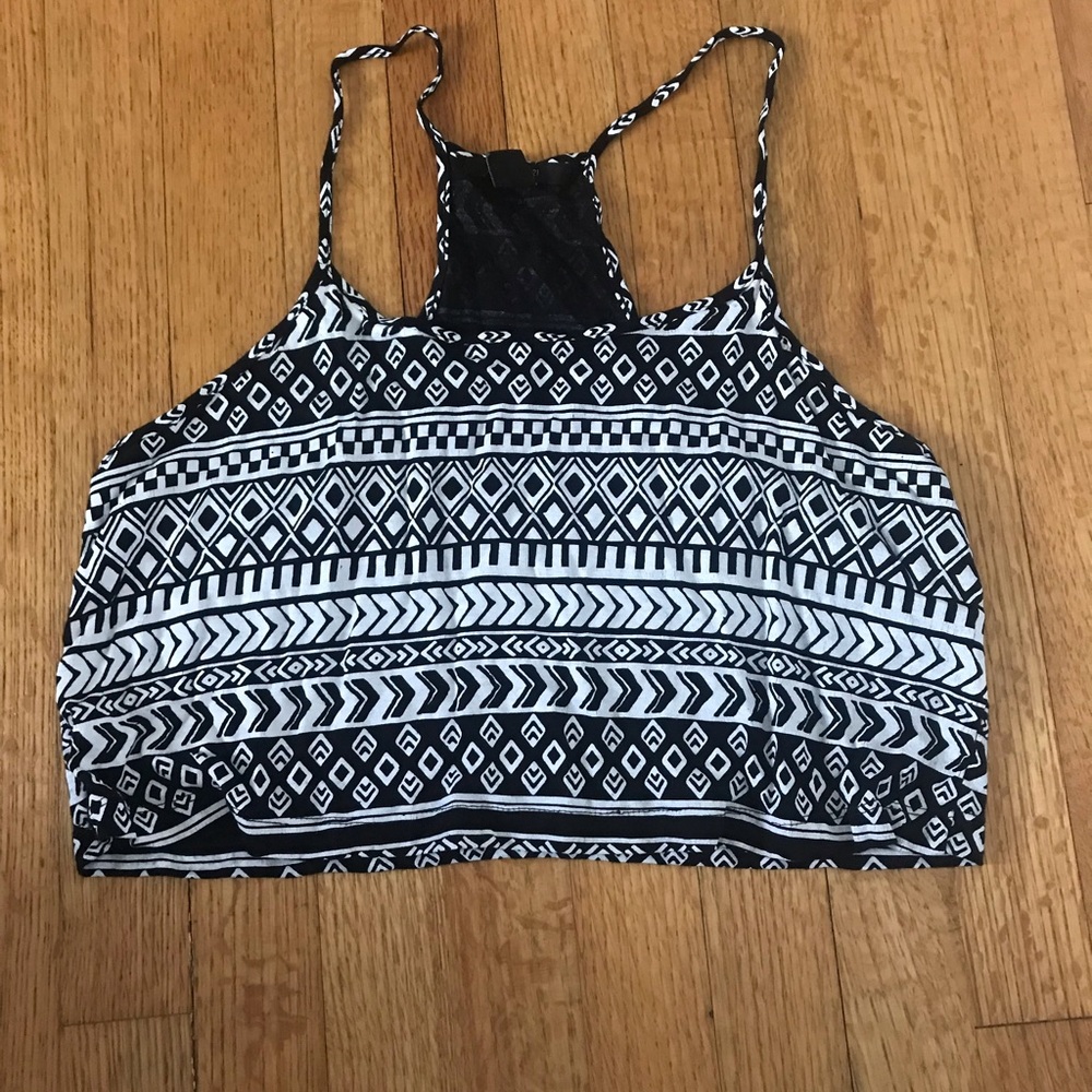 Razor back crop top